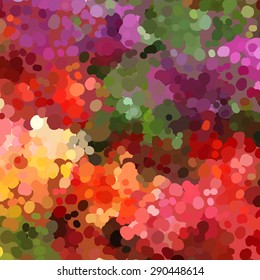 Vector pattern of stains shapes. Colorful-mosaic-banner. Geometric hipster retro background with place for your text. 