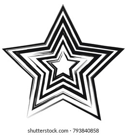 Vector pattern with star