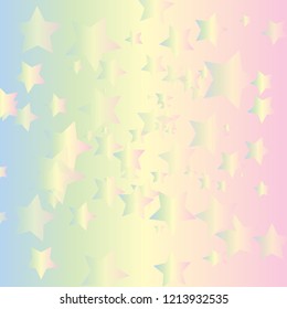 Vector pattern star confetti splash isolated on light background.Placer from the Stars.Vector Illustration. Pastel Color design. For cards,banners,print. A Scattering of Confetti. Modern pattern.