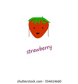 vector pattern with strawberry