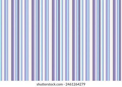 Vector pattern stripe of texture textile seamless with a vertical fabric lines background in white and indigo colors.