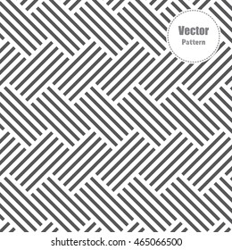 Vector pattern, striped textured background, Wicker, Basket weave pattern