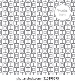 Vector pattern. Stylish texture with repeating geometric shapes.