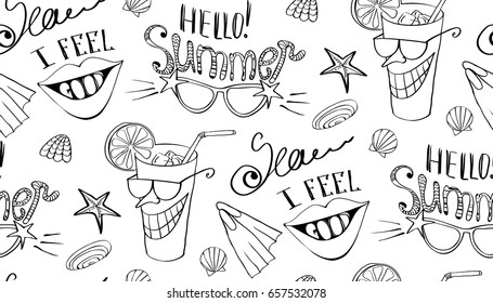 vector pattern summer