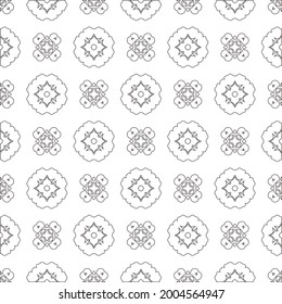 Vector pattern with symmetrical elements . Modern stylish abstract texture. Repeating geometric tiles from 

striped elements.
