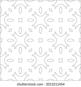 Vector pattern with symmetrical elements . Modern stylish abstract texture. Repeating geometric tiles from striped elements.
