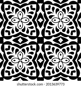 Vector pattern with symmetrical elements . Modern stylish abstract texture. Repeating geometric tiles from striped elements.