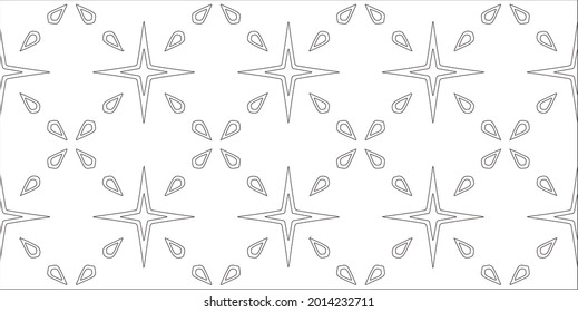 Vector pattern with symmetrical elements . Modern stylish abstract texture. Repeating geometric tiles from striped elements.