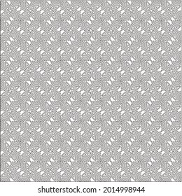 Vector pattern with symmetrical elements . Modern stylish abstract texture. Repeating geometric tiles from striped elements.