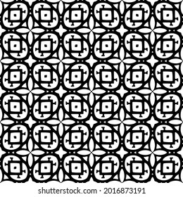 Vector pattern with symmetrical elements . Modern stylish abstract texture. Repeating geometric tiles from striped elements.