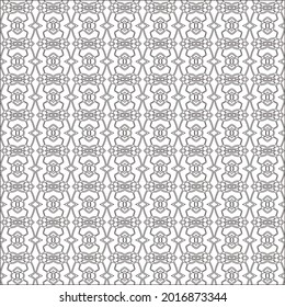Vector pattern with symmetrical elements . Modern stylish abstract texture. Repeating geometric tiles from striped elements.