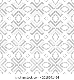 
Vector pattern with symmetrical elements . Modern stylish abstract texture. Repeating geometric tiles from striped elements.
