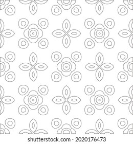 Vector pattern with symmetrical elements . Modern stylish abstract texture. Repeating geometric tiles from striped elements.
