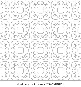 Vector pattern with symmetrical elements . Modern stylish abstract texture. Repeating geometric tiles from striped elements.
