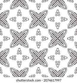 Vector pattern with symmetrical elements . Modern stylish abstract texture. Repeating geometric tiles from striped elements.