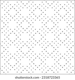 Vector pattern with symmetrical elements . Modern stylish abstract texture. Repeating geometric tiles from striped elements. Black and white pattern.