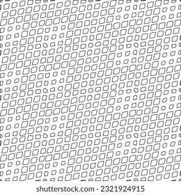Vector pattern with symmetrical elements . Modern stylish abstract texture. Repeating geometric tiles from striped elements. Black and white pattern.
