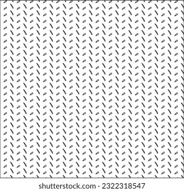 Vector pattern with symmetrical elements . Modern stylish abstract texture. Repeating geometric tiles from striped elements. Black and white pattern.