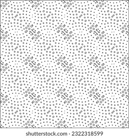 Vector pattern with symmetrical elements . Modern stylish abstract texture. Repeating geometric tiles from striped elements. Black and white pattern.