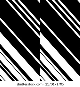 Vector pattern with symmetrical elements . Monochrome striped background.Black patterns.
