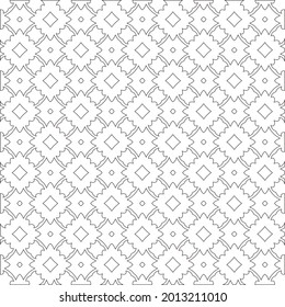Vector pattern with symmetrical elements . Repeating geometric tiles from striped elements.
