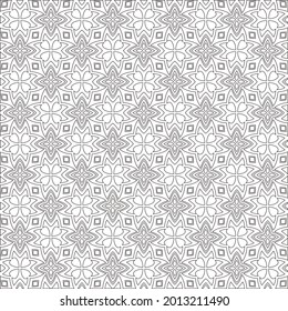 Vector pattern with symmetrical elements . Repeating geometric tiles from striped elements.