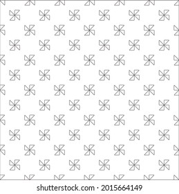 Vector pattern with symmetrical elements . Repeating geometric tiles from striped elements.