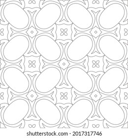 Vector pattern with symmetrical elements . Repeating geometric tiles from striped elements.