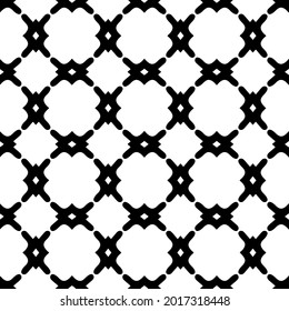 
Vector pattern with symmetrical elements . Repeating geometric tiles from striped elements.