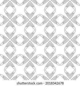 Vector pattern with symmetrical elements . Repeating geometric tiles from striped elements.
