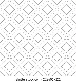 Vector pattern with symmetrical elements . Repeating geometric tiles from striped elements. black patterns.