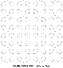 Vector pattern with symmetrical elements . Repeating geometric tiles from striped elements. black patterns.
