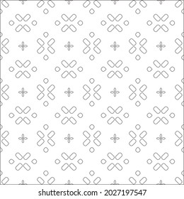 Vector pattern with symmetrical elements . Repeating geometric tiles from striped elements. black patterns.

