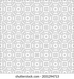 Vector pattern with symmetrical elements . Repeating geometric tiles from striped elements. black patterns.for fabric, wallpaper, packaging. Decorative print