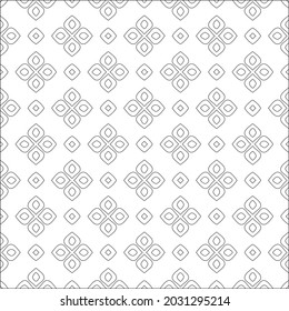 Vector pattern with symmetrical elements . Repeating geometric tiles from striped elements. black patterns.for fabric, wallpaper, packaging. Decorative print