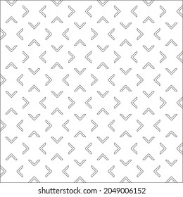 Vector pattern with symmetrical elements . Repeating geometric tiles from striped elements. black patterns.
