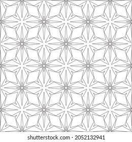 Vector pattern with symmetrical elements . Repeating geometric tiles from striped elements. black patterns.