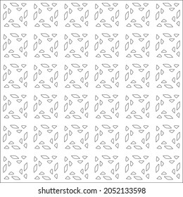 Vector pattern with symmetrical elements . Repeating geometric tiles from striped elements. black patterns.