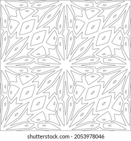 
Vector pattern with symmetrical elements . Repeating geometric tiles from striped elements.Monochrome stylish texture.Black and white pattern for wallpapers and backgrounds.