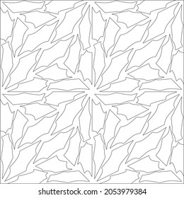 
Vector pattern with symmetrical elements . Repeating geometric tiles from striped elements.Monochrome stylish texture.Black and white pattern for wallpapers and backgrounds.