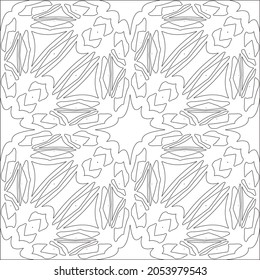 
Vector pattern with symmetrical elements . Repeating geometric tiles from striped elements.Monochrome stylish texture.Black and white pattern for wallpapers and backgrounds.