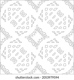 
Vector pattern with symmetrical elements . Repeating geometric tiles from striped elements.Monochrome stylish texture.Black and white pattern for wallpapers and backgrounds.