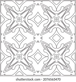 Vector pattern with symmetrical elements . Repeating geometric tiles from striped elements.Monochrome stylish texture.Black and 

white pattern for wallpapers and backgrounds.