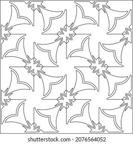 Vector pattern with symmetrical elements . Repeating geometric tiles from striped elements.Monochrome stylish texture.Black and 

white pattern for wallpapers and backgrounds.