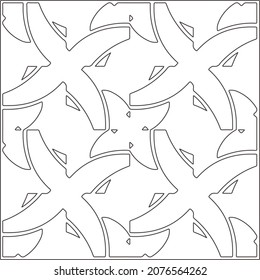 Vector pattern with symmetrical elements . Repeating geometric tiles from striped elements.Monochrome stylish texture.Black and 

white pattern for wallpapers and backgrounds.