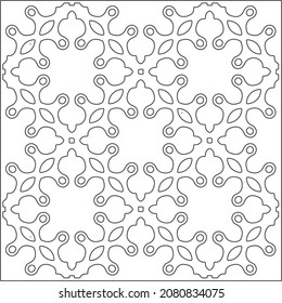
Vector pattern with symmetrical elements . Repeating geometric tiles from striped elements.Monochrome texture.Black and 
white pattern for wallpapers and backgrounds.