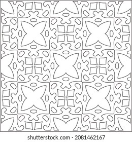 
Vector pattern with symmetrical elements . Repeating geometric tiles from striped elements.Monochrome texture.Black and 
white pattern for wallpapers and backgrounds.