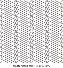 Vector pattern with symmetrical elements . Repeating geometric tiles from striped elements.Monochrome texture.Black and 
white pattern for wallpapers and backgrounds.line art.