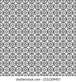 Vector pattern with symmetrical elements . Repeating geometric tiles from striped elements. black patterns.
