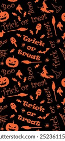 vector, pattern, template, pumpkins, web, mouse, ghost, halloween, design, paper, fabric, frame, decoration, holiday, packaging,